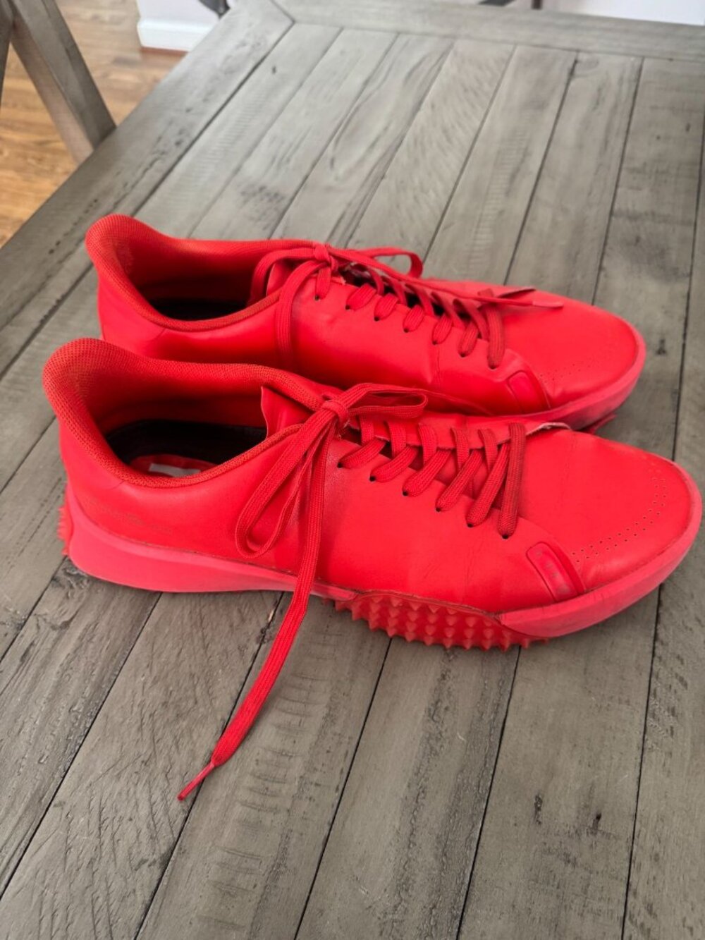 G/FORE Mens G.112 Golf Shoe Poppy Red Size 13 - Picture 3 of 8